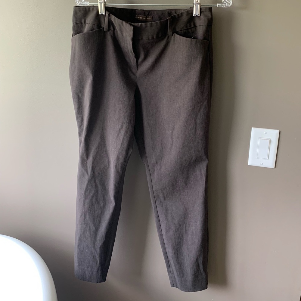 The Limited Brown straight leg slacks